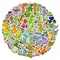 Wrapables Waterproof Vinyl Stickers for Water Bottles, Laptop, Phones, Skateboards, Decals for Teens, 100pcs Cute Dinos
